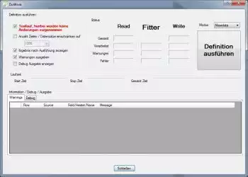 CSV Import ausführen