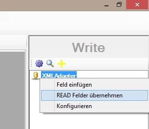 CSV Felder nach XML übernehmen