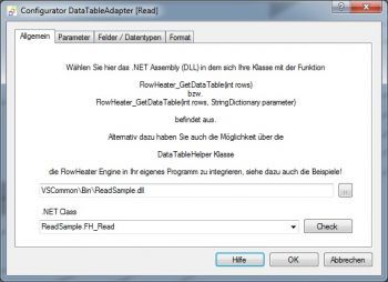 .NET DataTable DLL auswählen