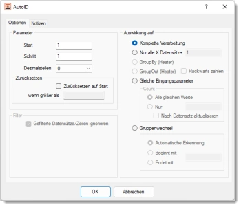 Heater AutoID - Konfiguration