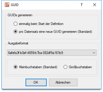 Heater GUID - Konfiguration
