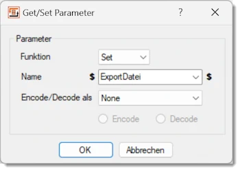 Heater Parameter - Konfiguration