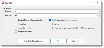 Heater Replace - einfache Konfiguration