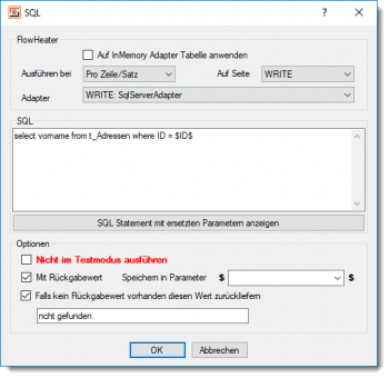 SQL Heater - Konfiguration