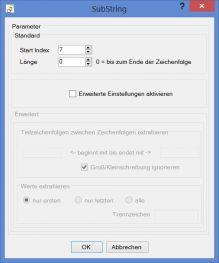 Heater Substring Konfiguration