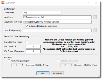 FlowHeater Server - Programm/Skript konfigurieren