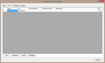 Server Aufgaben anlegen/bearbeiten