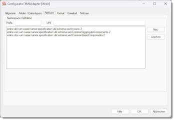 XML Adapter - Namespace
