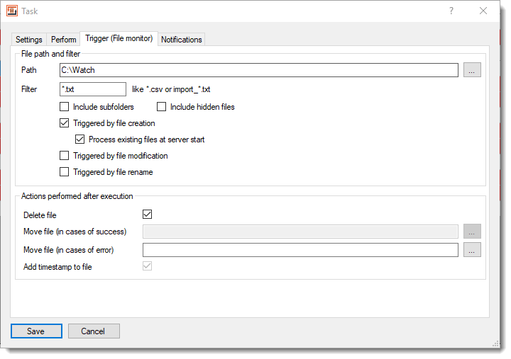 Trigger (file monotor)