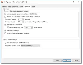 MS-SQL Server Adpater - extented properties