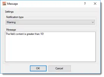 Message Heater - configuration