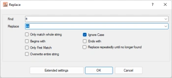 Heater String Replace - Configuration