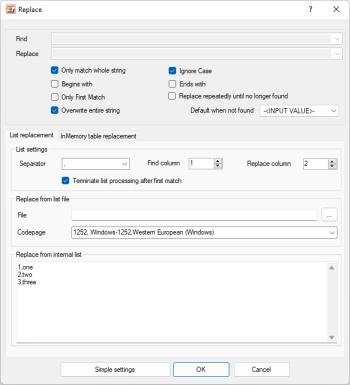 Heater String Replace - Perform CSV lookup