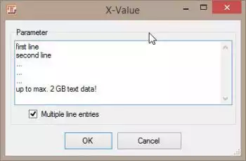 X-Value Heater - insert a static value