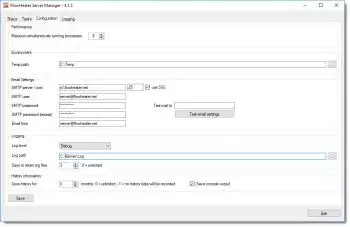 Server configuration