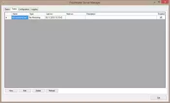 Server tasks overview