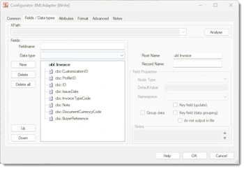 XML nodes and attributes
