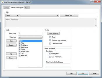 MS Access data types and field properties