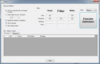 start the CSV import