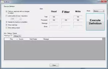 start the CSV import
