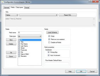 MS Access data types and field properties