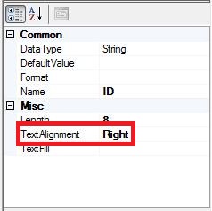 Hello World 3, field properties