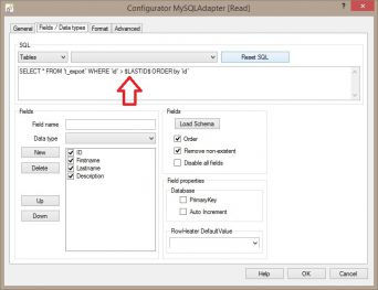 Modify MySQL export select