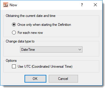 Obtaining the current date and time