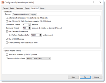 MS-SQL Server Adpater - extented properties