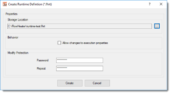 Create a Runtime Import/Export Definition