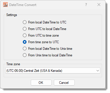 Heater DateTime Convert - Config