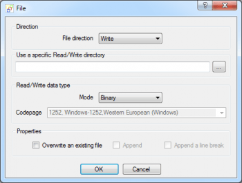 File Heater, file export