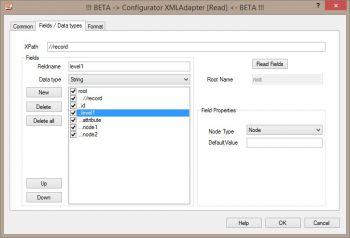 XML nodes and attributes