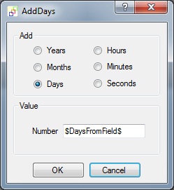 Calculations on date and time fields