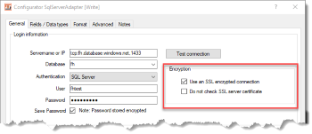 Microsoft Azure SQL databases supported