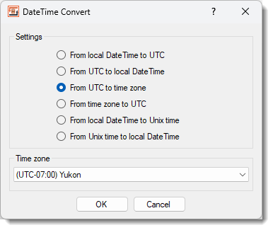 Transform Date/Time values