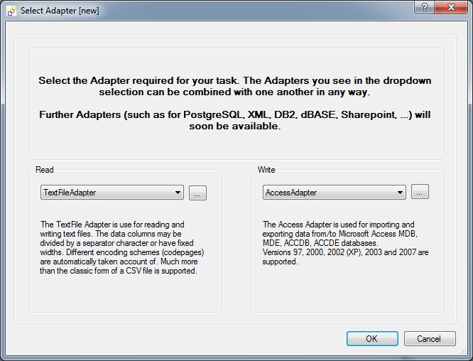 visual studio import ms access database